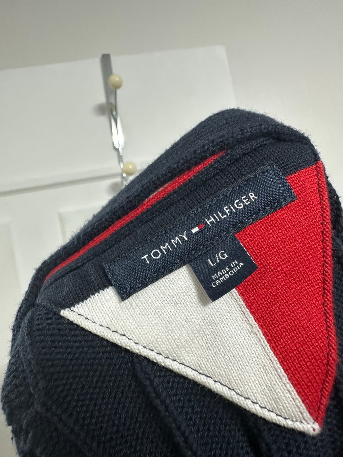 타미힐피거 꽈배기 니트 가디건 상품이미지3