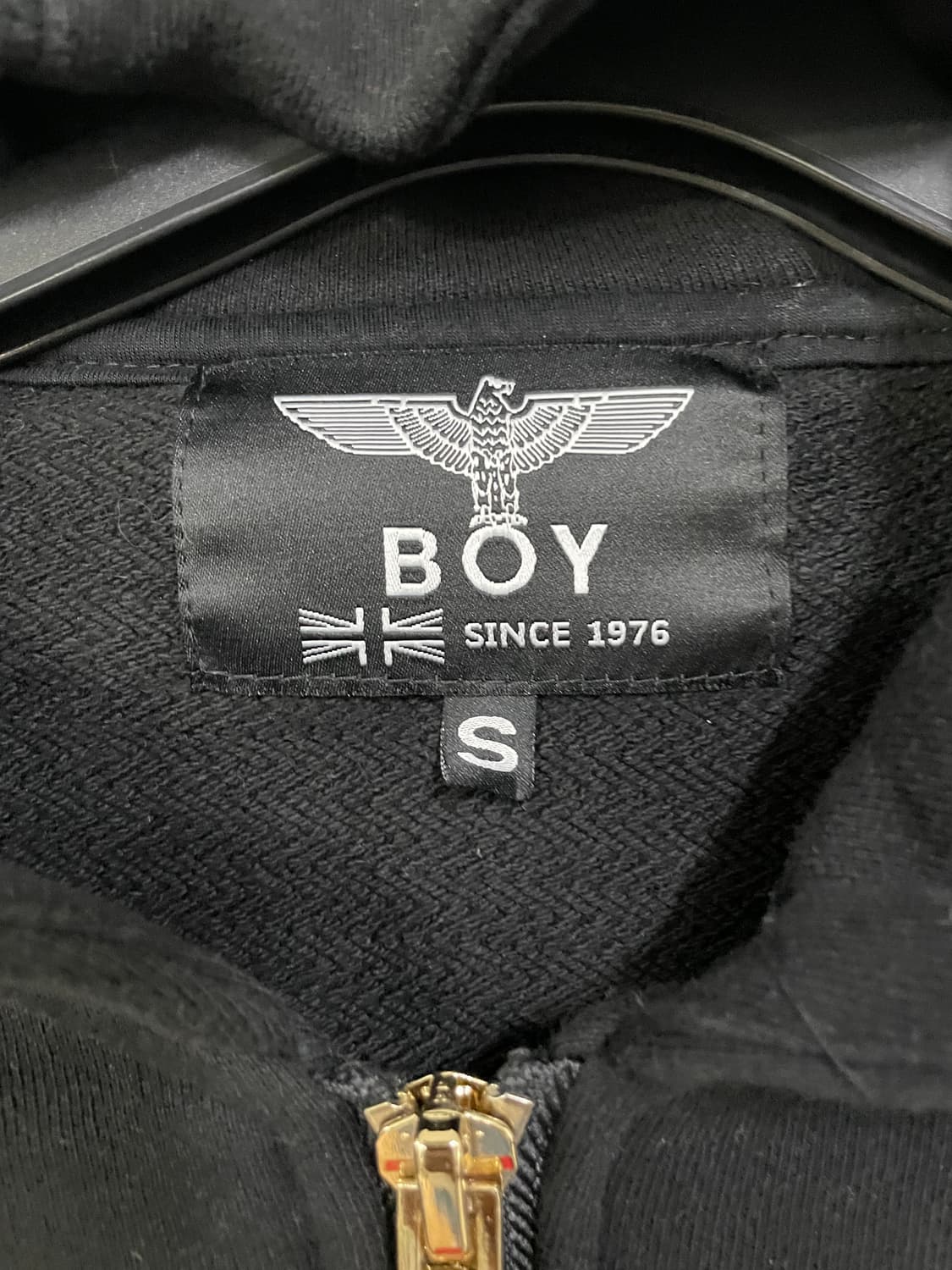 보이런던 블랙 후드집업 상품이미지5