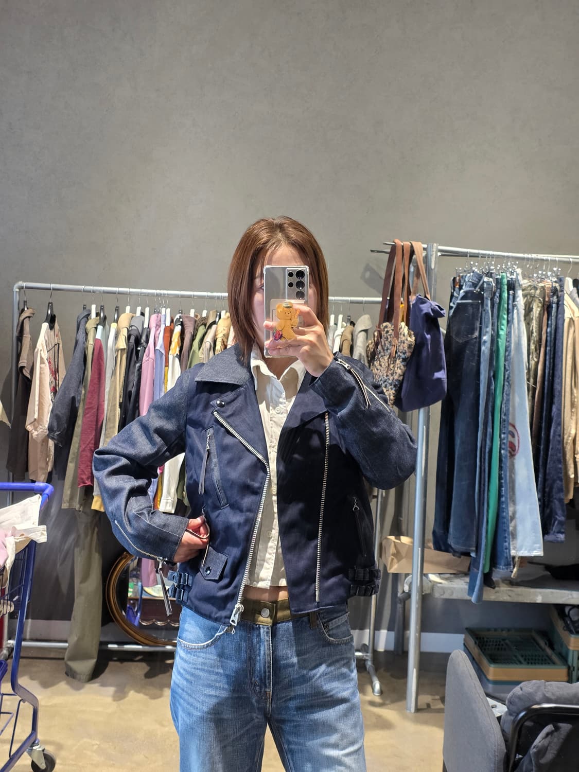 캐피탈 데님 라이더자켓 상품이미지4