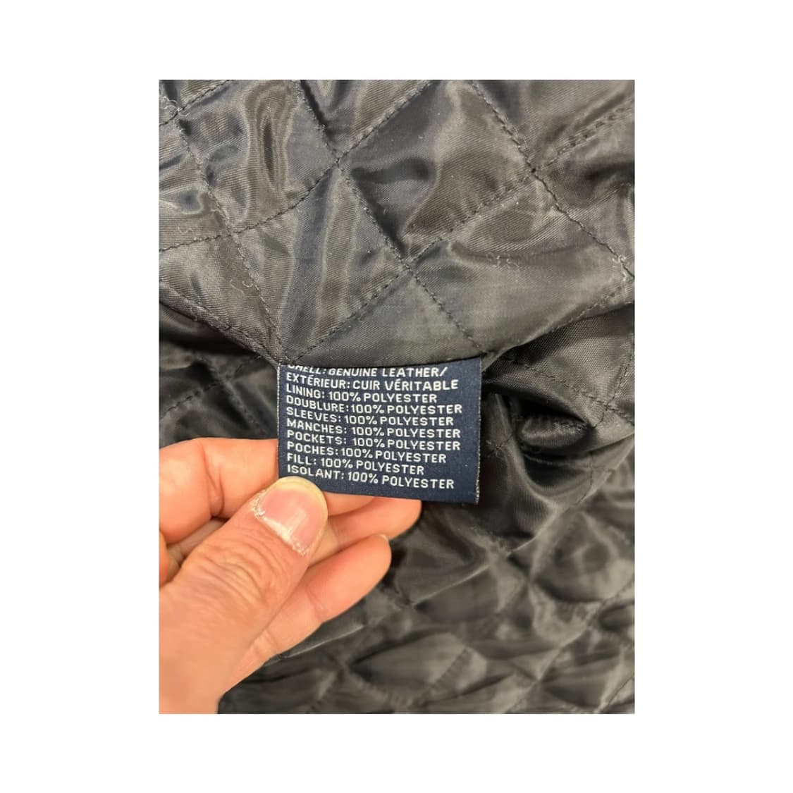 L) 타미힐피거 블랙 리얼레더 라이더 자켓 OJ-P-- 상품이미지9