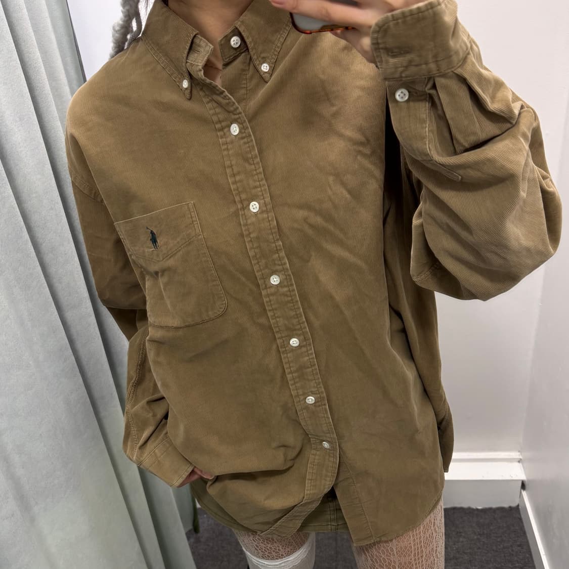 폴로 베이지 코듀로이 셔츠 상품이미지2