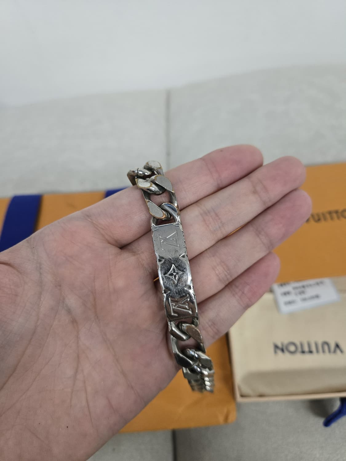 [보증서 정품]루이비통 체인 팔찌 상품이미지1