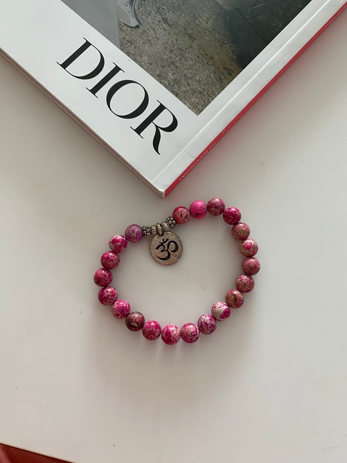 핑크 스톤 옴 팔찌 상품이미지4