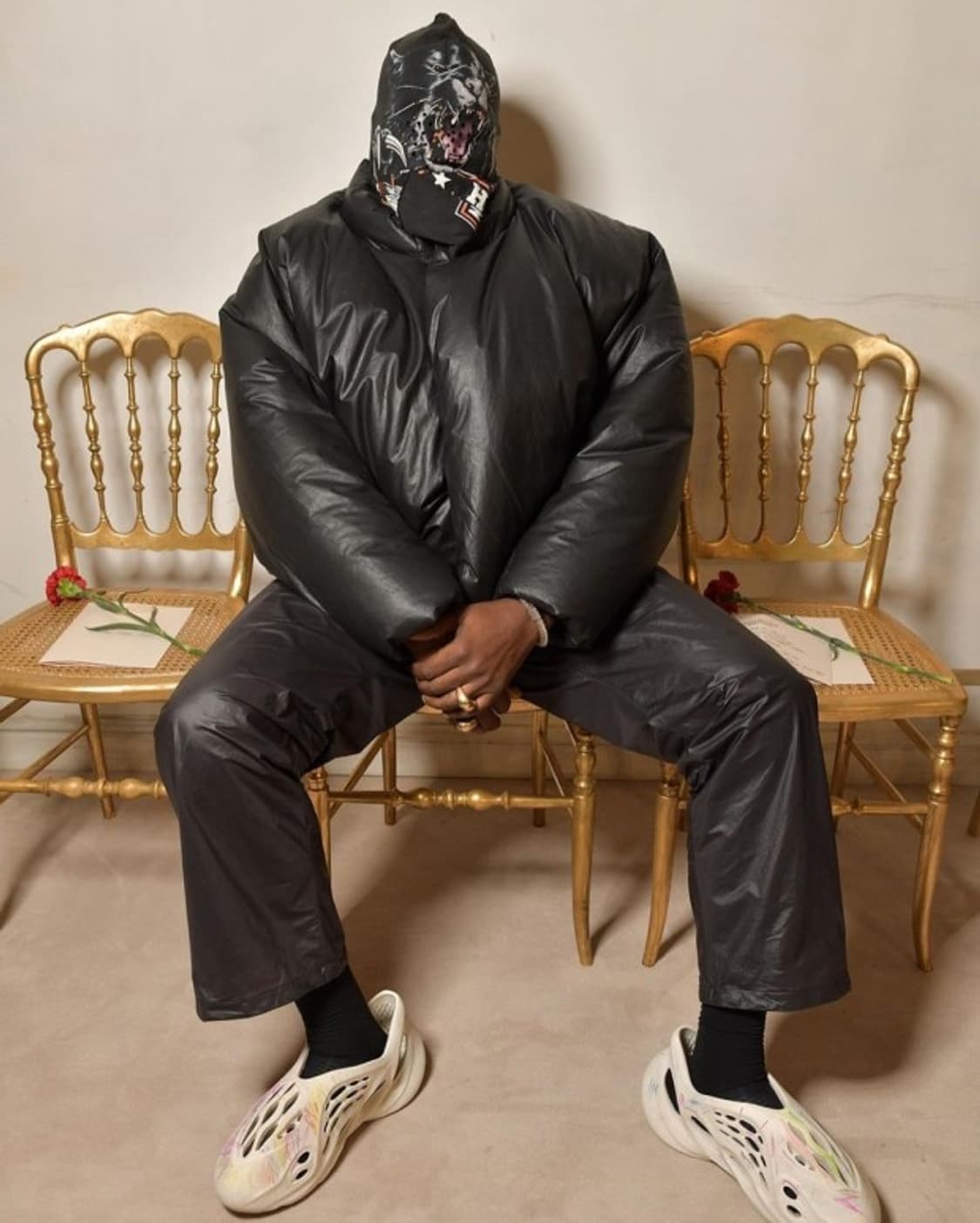 [L] 이지 갭 라운드 패딩 자켓 블랙 상품이미지1