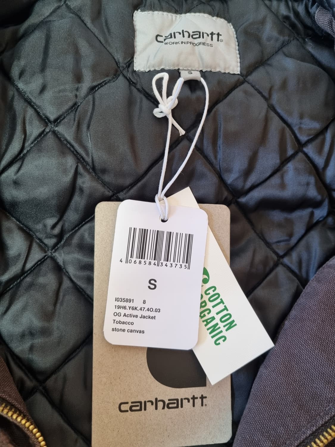 [새상품] 칼하트윕 og 액티브자켓 토바코 s사이즈 상품이미지5