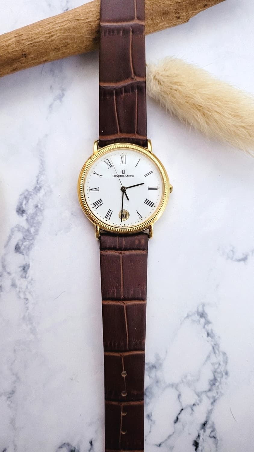 [특가상품]정품 유니버셜 제네브 코인 엣지 남여공용 쿼츠시계 상품이미지3