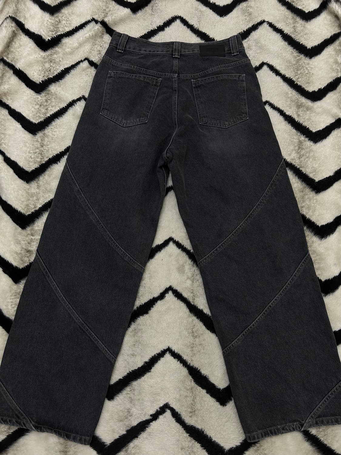 [M]ADD 토네이도 와이드 데님/그레이 상품이미지4