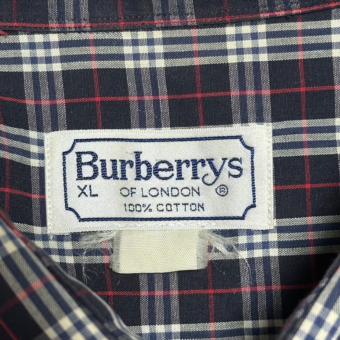 90's Burberrys 남성 원포켓 노바체크 셔츠 상품이미지3