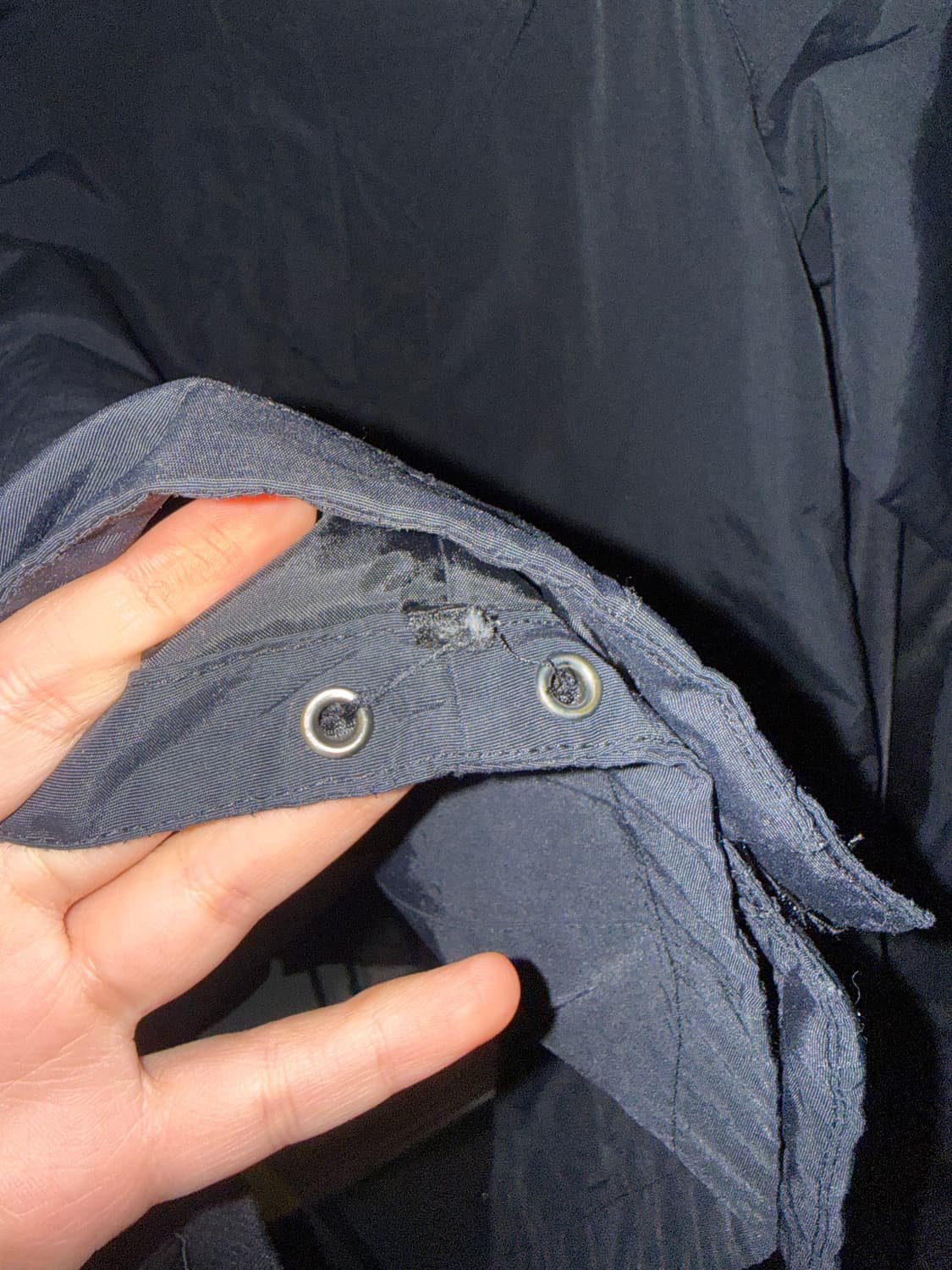 노스페이스 블랙 후드 바람막이 H2159 상품이미지7