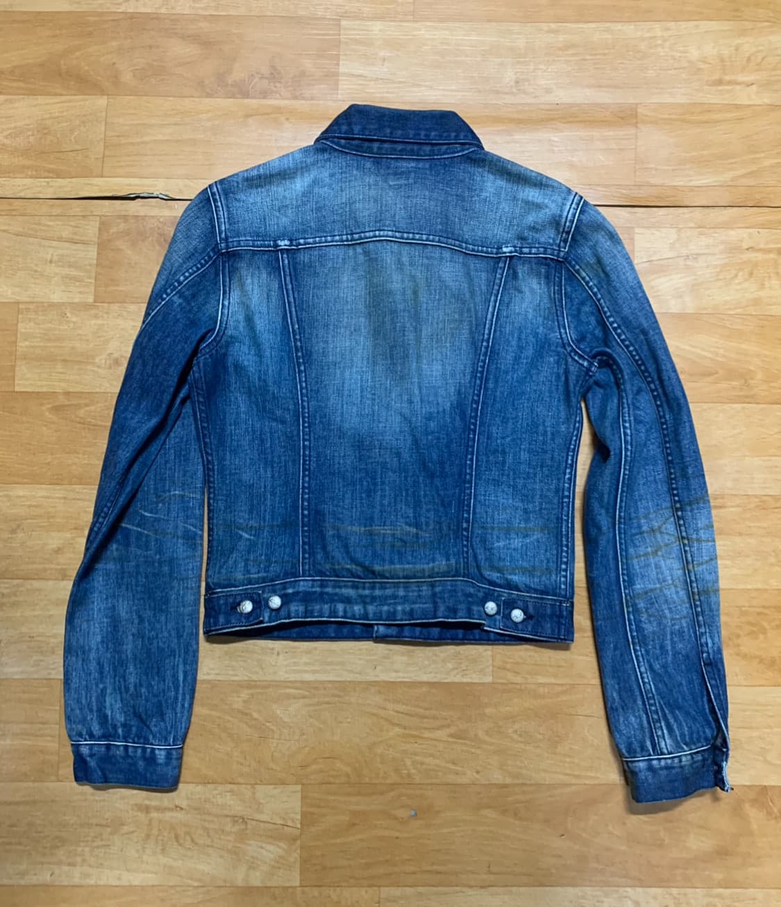 DIESEL KIMTI LONG 디젤 오일-워시드 데님 트러커(S사이즈) 상품이미지8