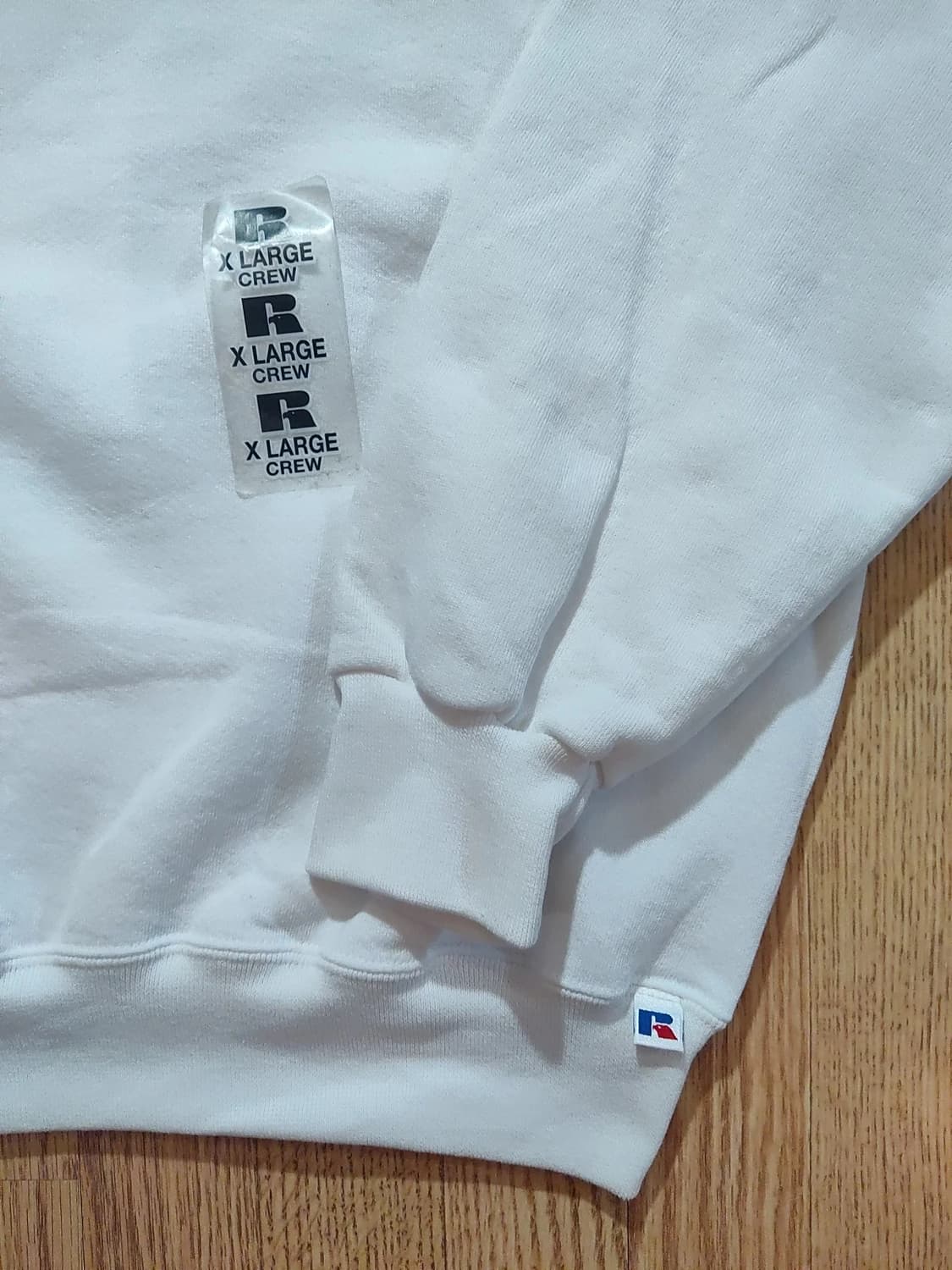 러셀 애슬레틱 스웻 셔츠 맨투맨 화이트 상품이미지2