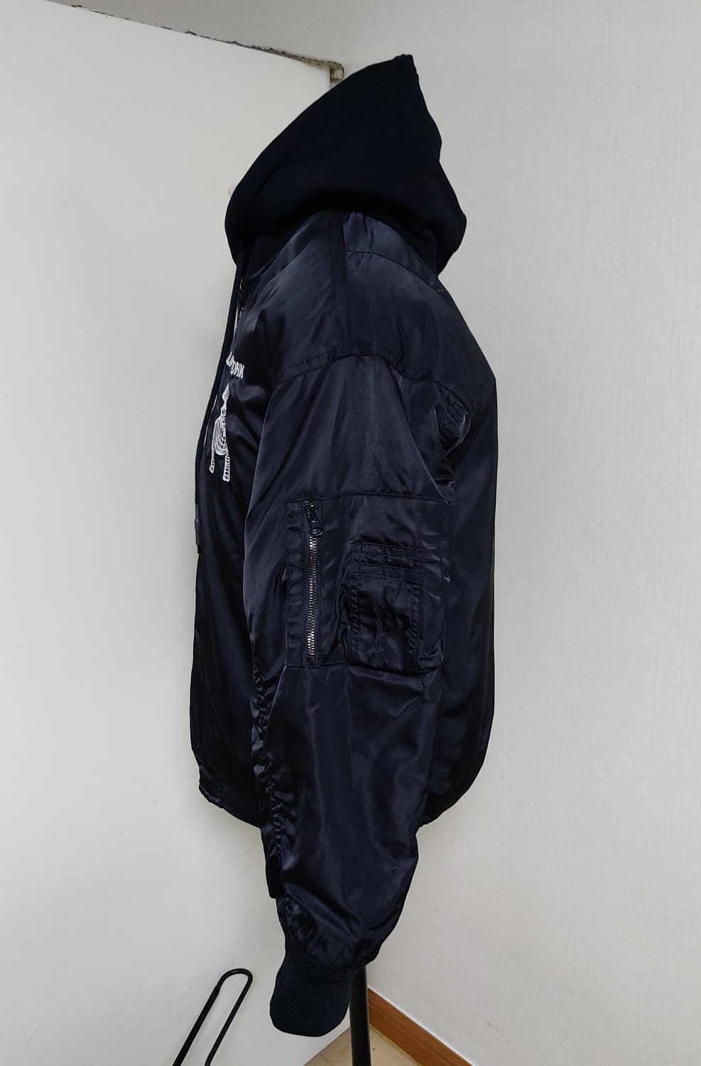 라이프워크 후드 MA-1 리버시블 패딩 항공점퍼(M)새상품 상품이미지3