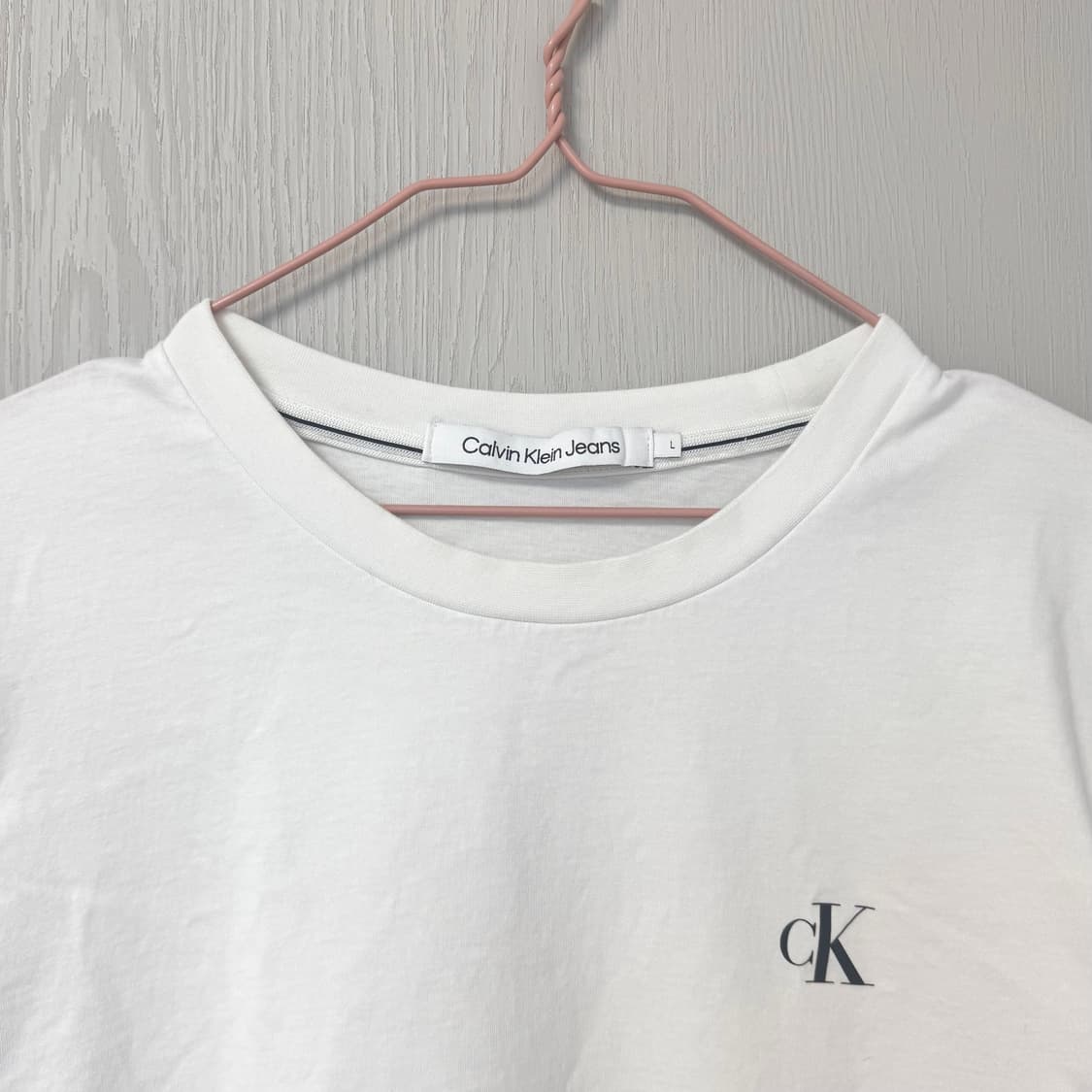 (L) 캘빈클라인 로고 반팔 상품이미지2