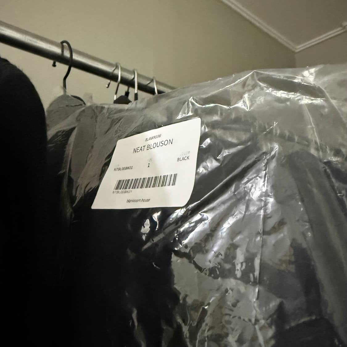 블랭크룸 NEAT 블루종 블랙 1 상품이미지2