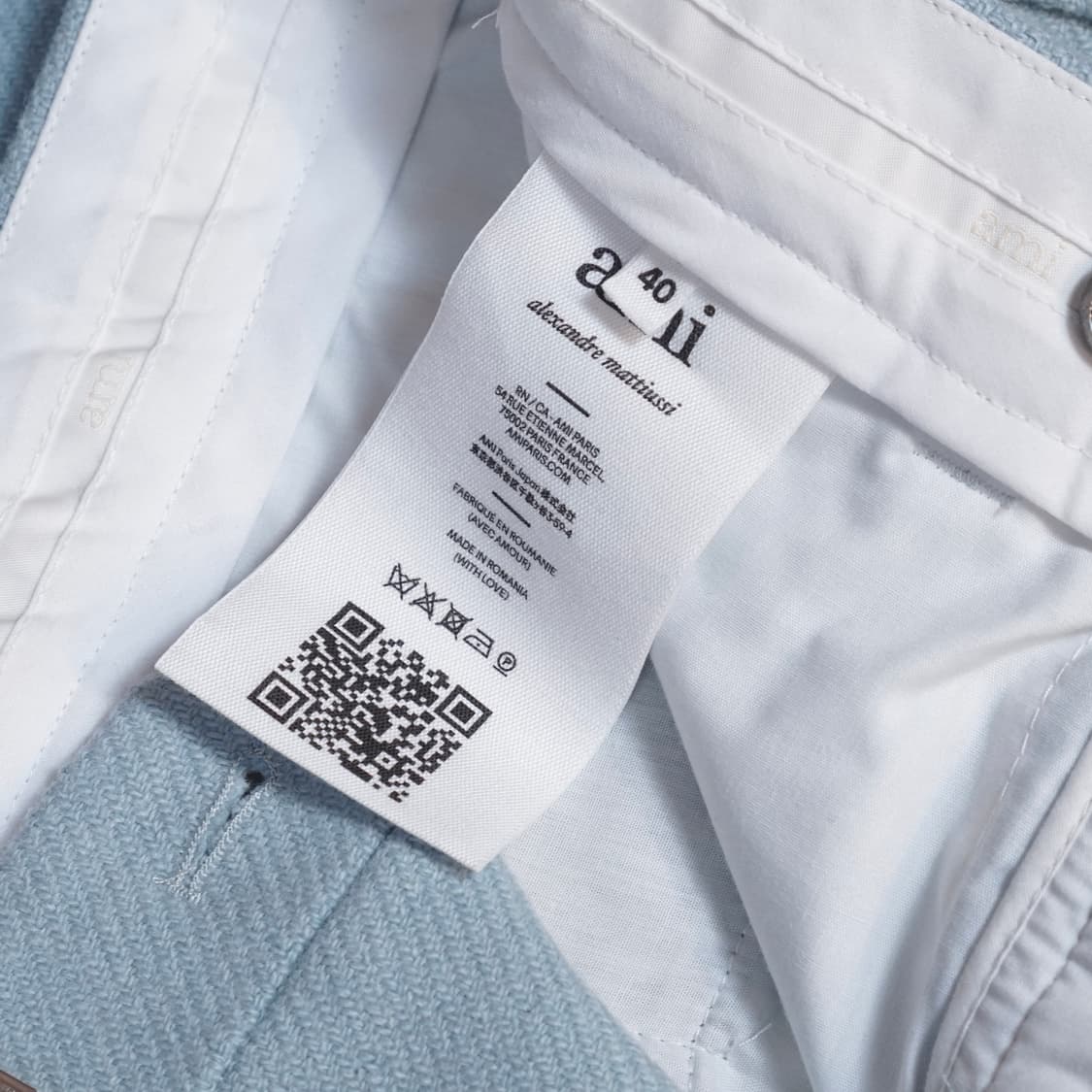 AMI 아미 울 와이드 팬츠 상품이미지7