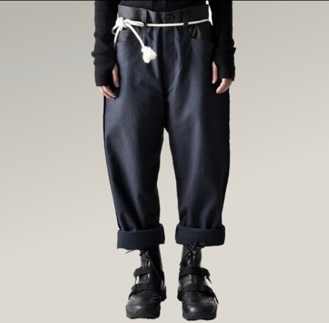 Y-3 H본 팬츠 네이비 xs 상품이미지2