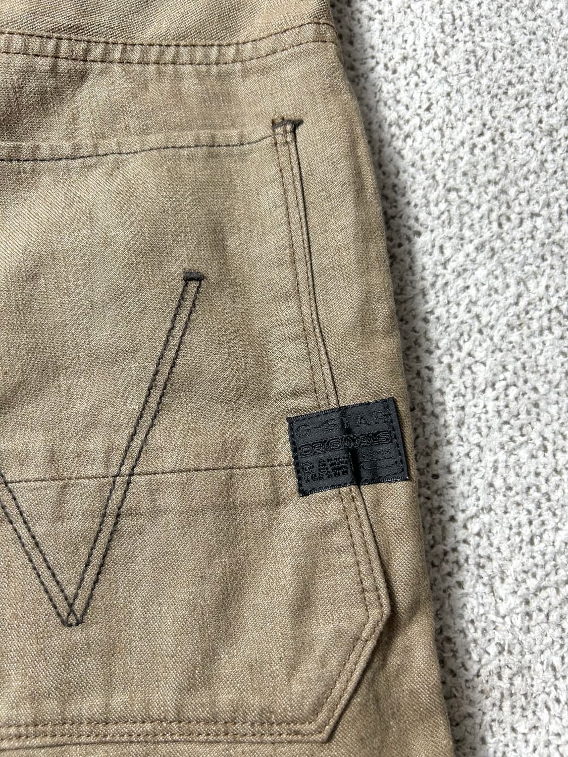 G-Star RAW 치노팬츠 카고 팬츠 베이지 샌드 32 상품이미지7