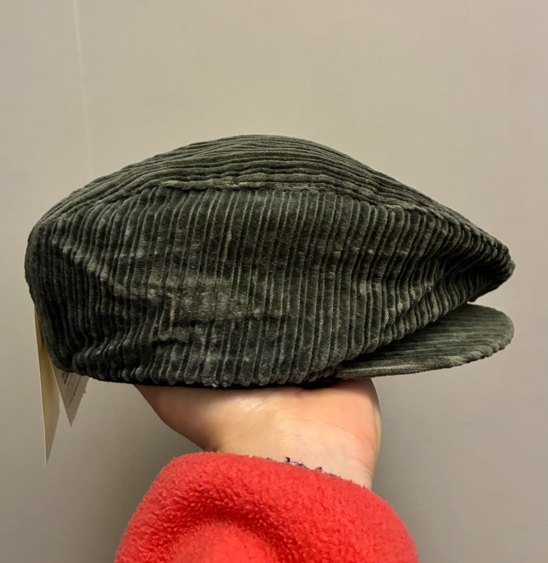 90s NIKE 나이키 빈티지 코듀로이 헌팅캡 베레모 올리브카키 상품이미지5