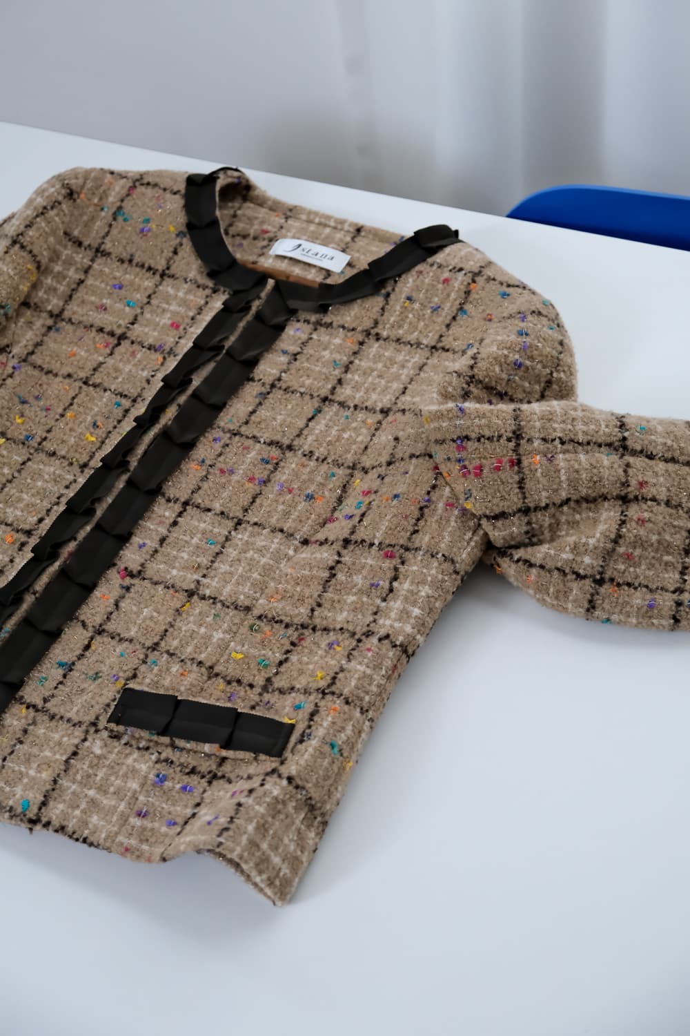 프릴 논카라 베이지 트위드 자켓 90  상품이미지7