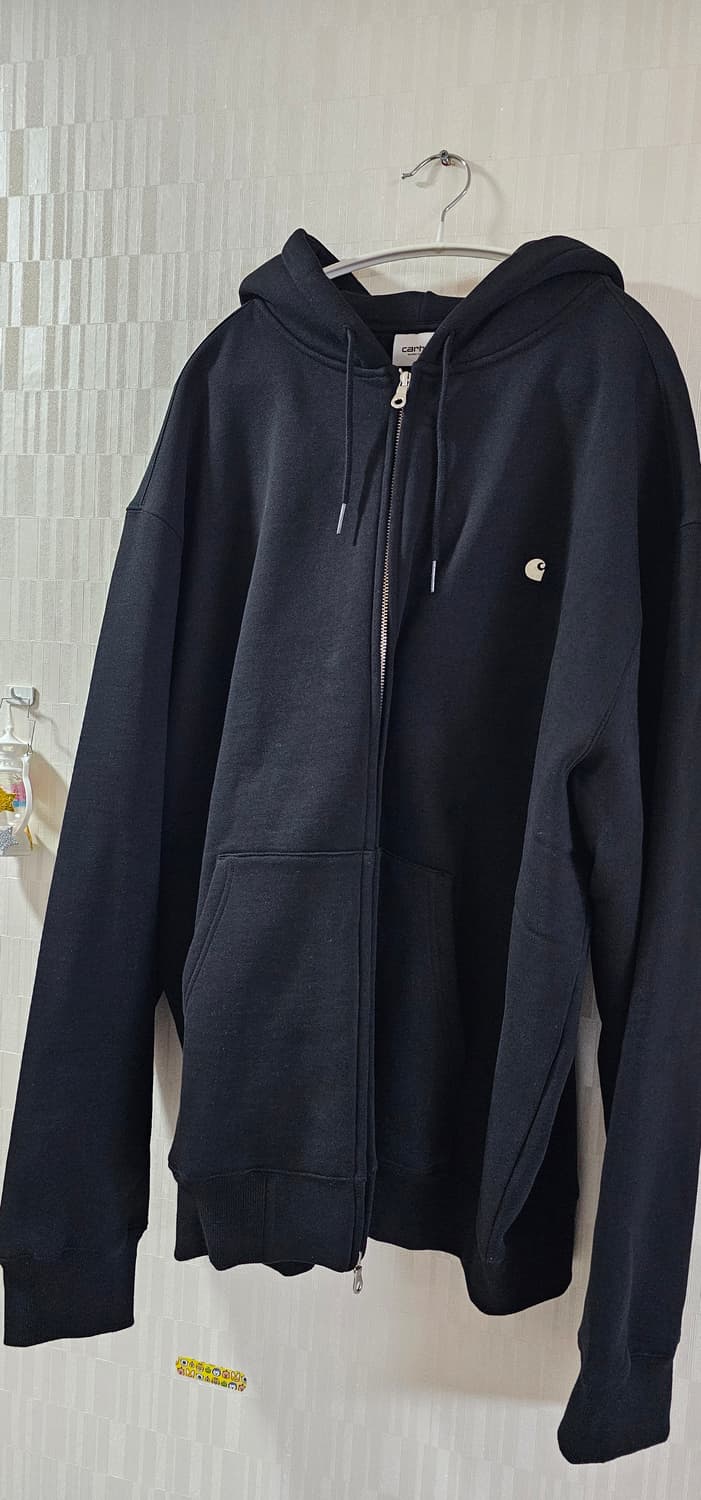 칼하트 윕 후디드 메디슨 자켓 블랙/왁스 상품이미지4