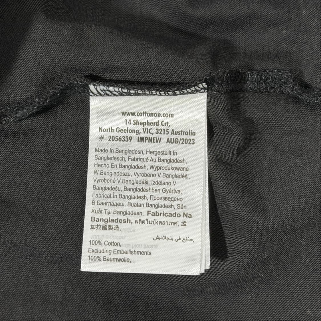 [M] 블랙핑크 BORN PINK 월드투어 티셔츠 상품이미지10