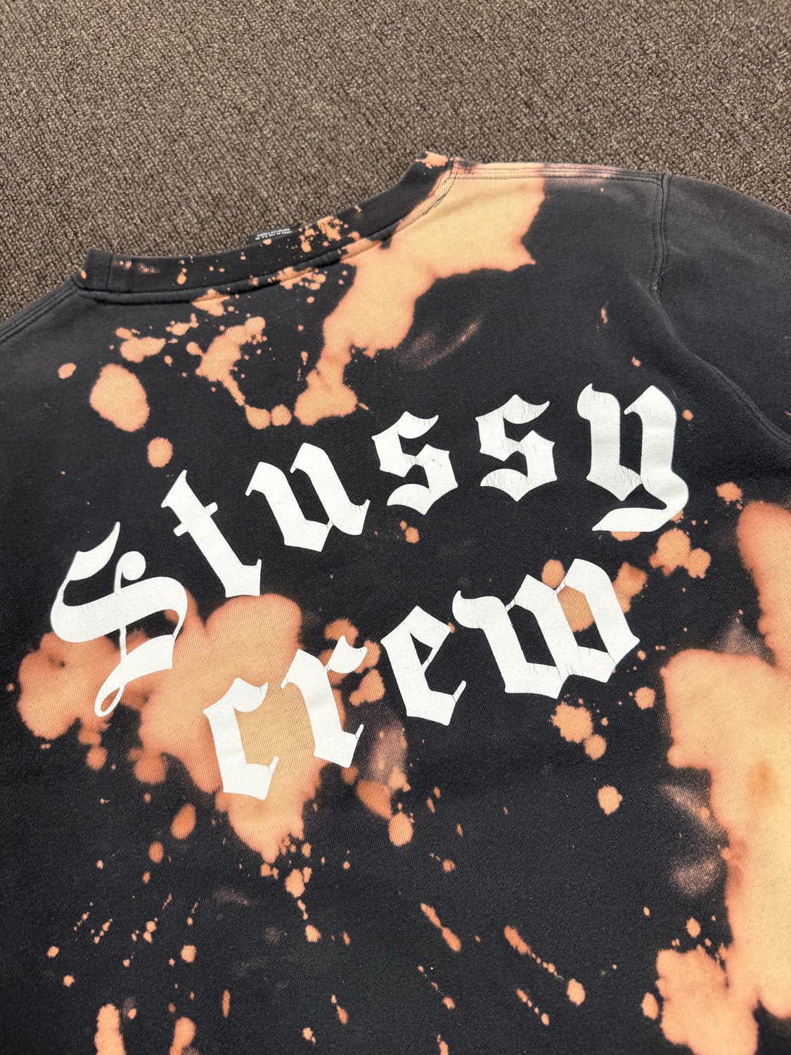 M)스투시 빈티지 타이다이 커스텀 기모 스웻셔츠 상품이미지6