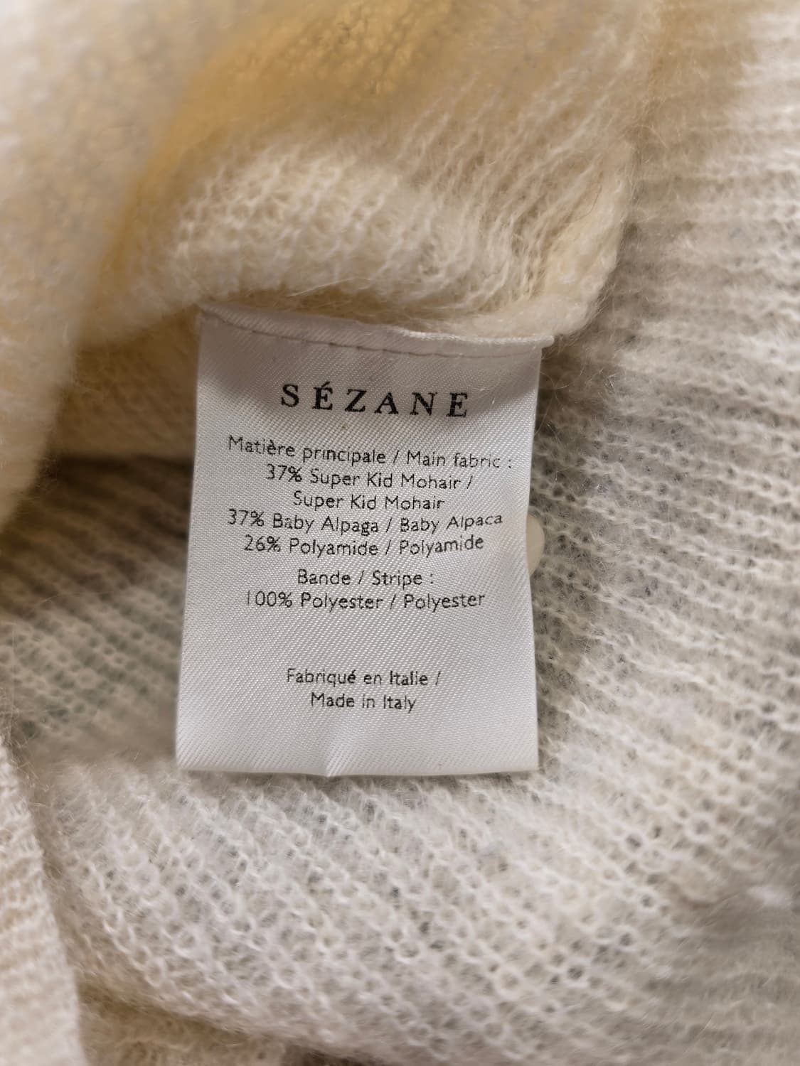 거의새거) 세잔 세잔느 Sezane 메리노울 니트 가디건 XXS 상품이미지7