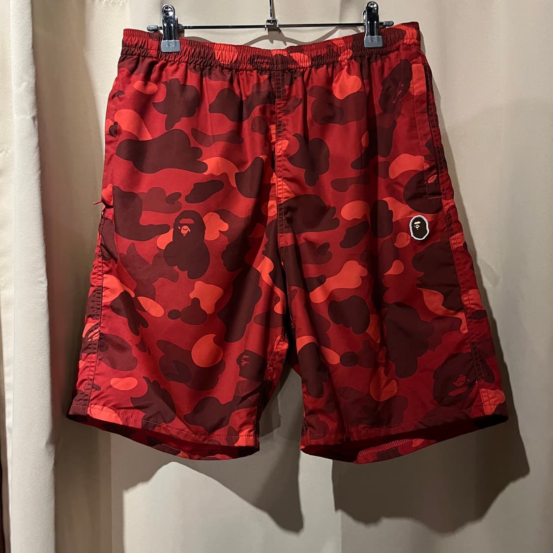 베이프 BAPE 레드카모플라쥬 쇼츠 상품이미지6