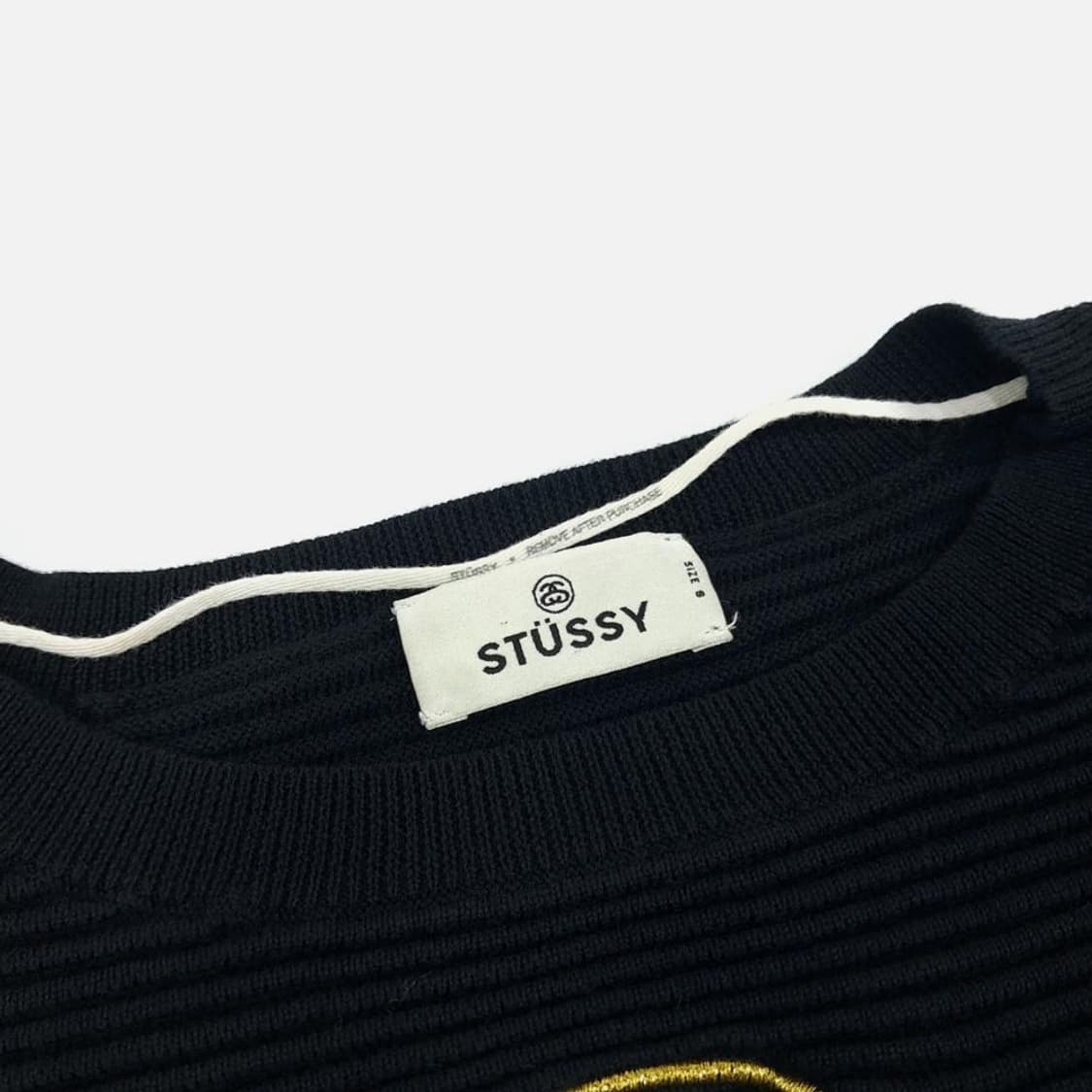 (CS584)S-M 스투시 ss링크로고 크롭 니트 스웨터knit여성 상품이미지4