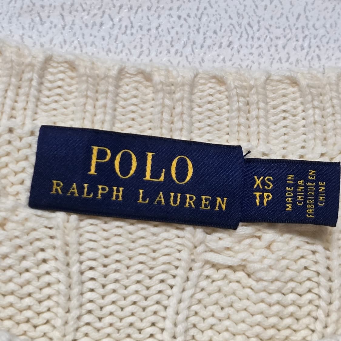폴로랄프로렌 코튼 케이블 하트로고 니트 / 여성니트 상품이미지5
