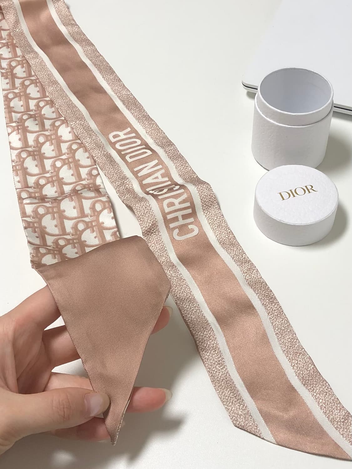 [정품] 디올 오블리크 미차 스카프 상품이미지1