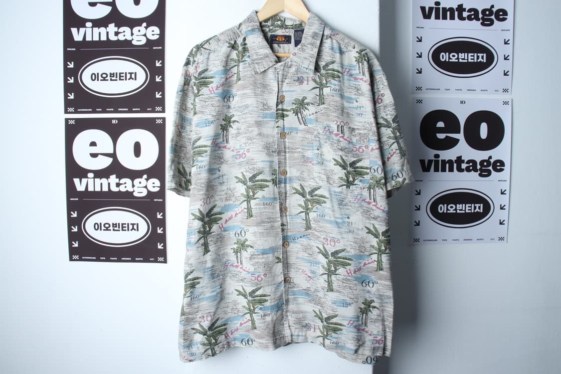 (XL-2XL) 브랜드빈티지 반팔셔츠 남방 00년도 USA-H33342 상품이미지2
