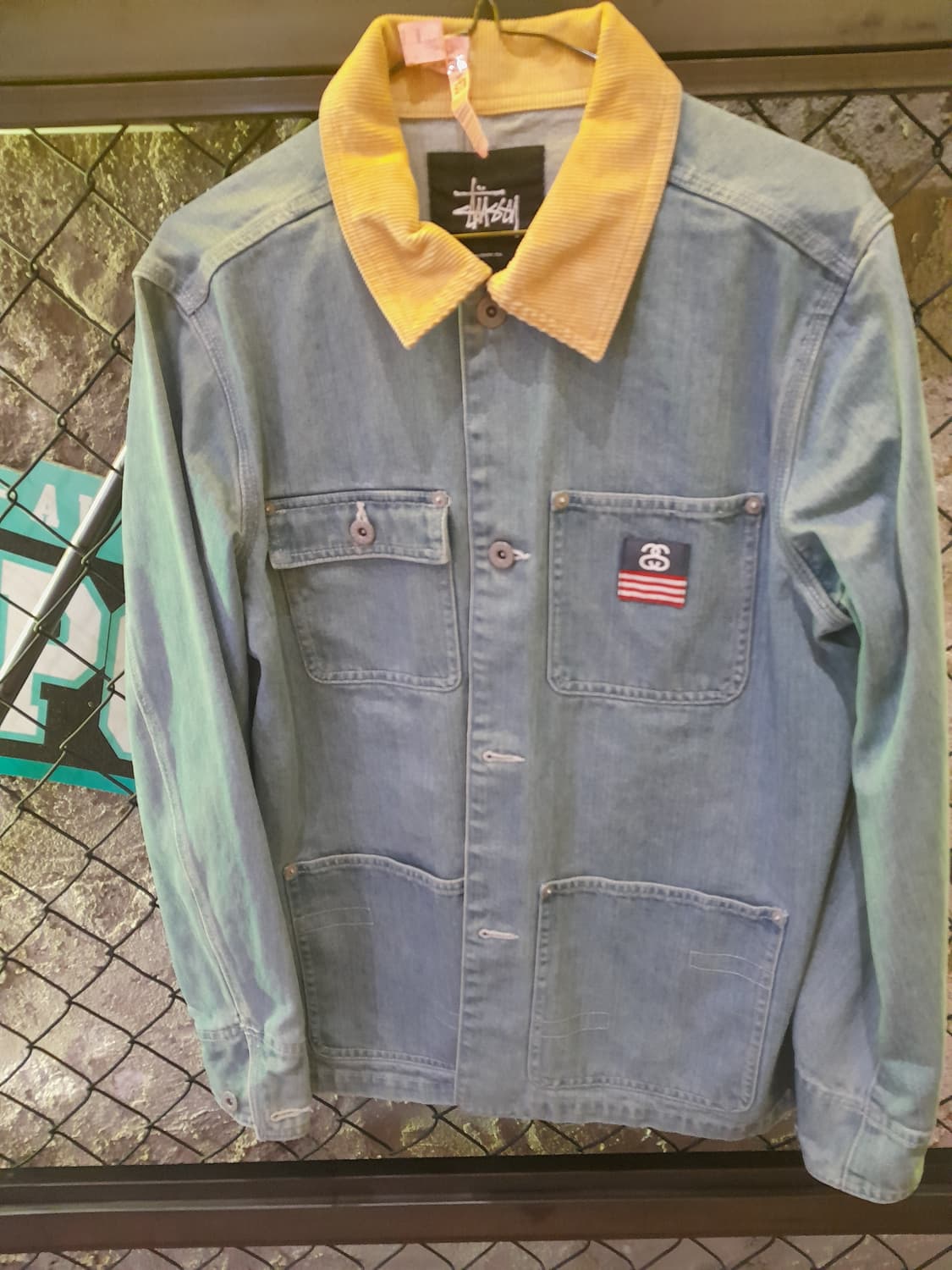 올드 스투시(Old Stussy) 00's 아카이브 성조기 패치 데님 상품이미지8