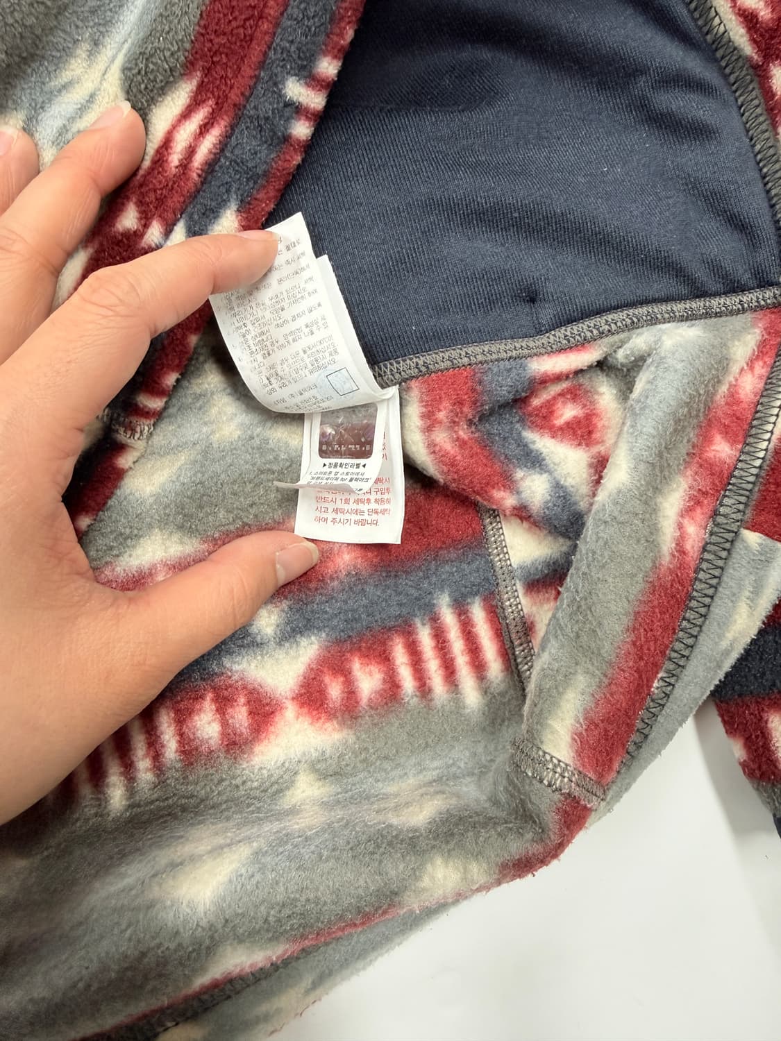 블랙야크 에스닉 패턴 플리스 집업 자켓 상품이미지5