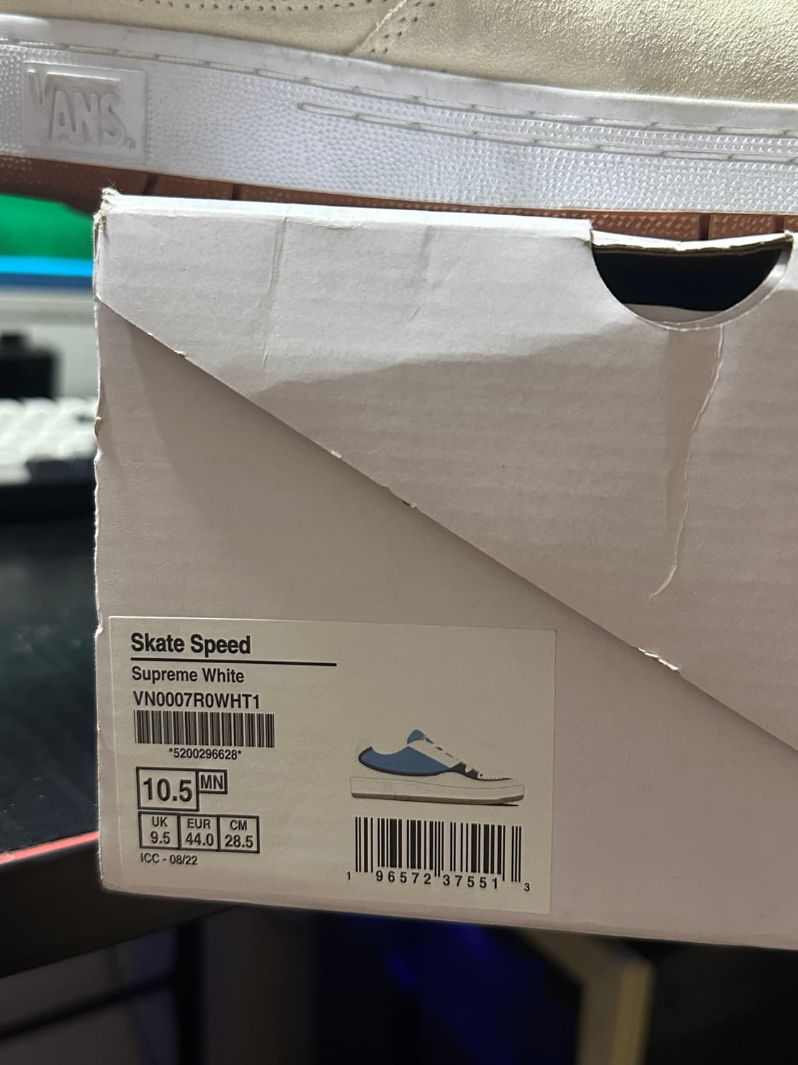 슈프림x반스 스피드블루 (285) 상품이미지3