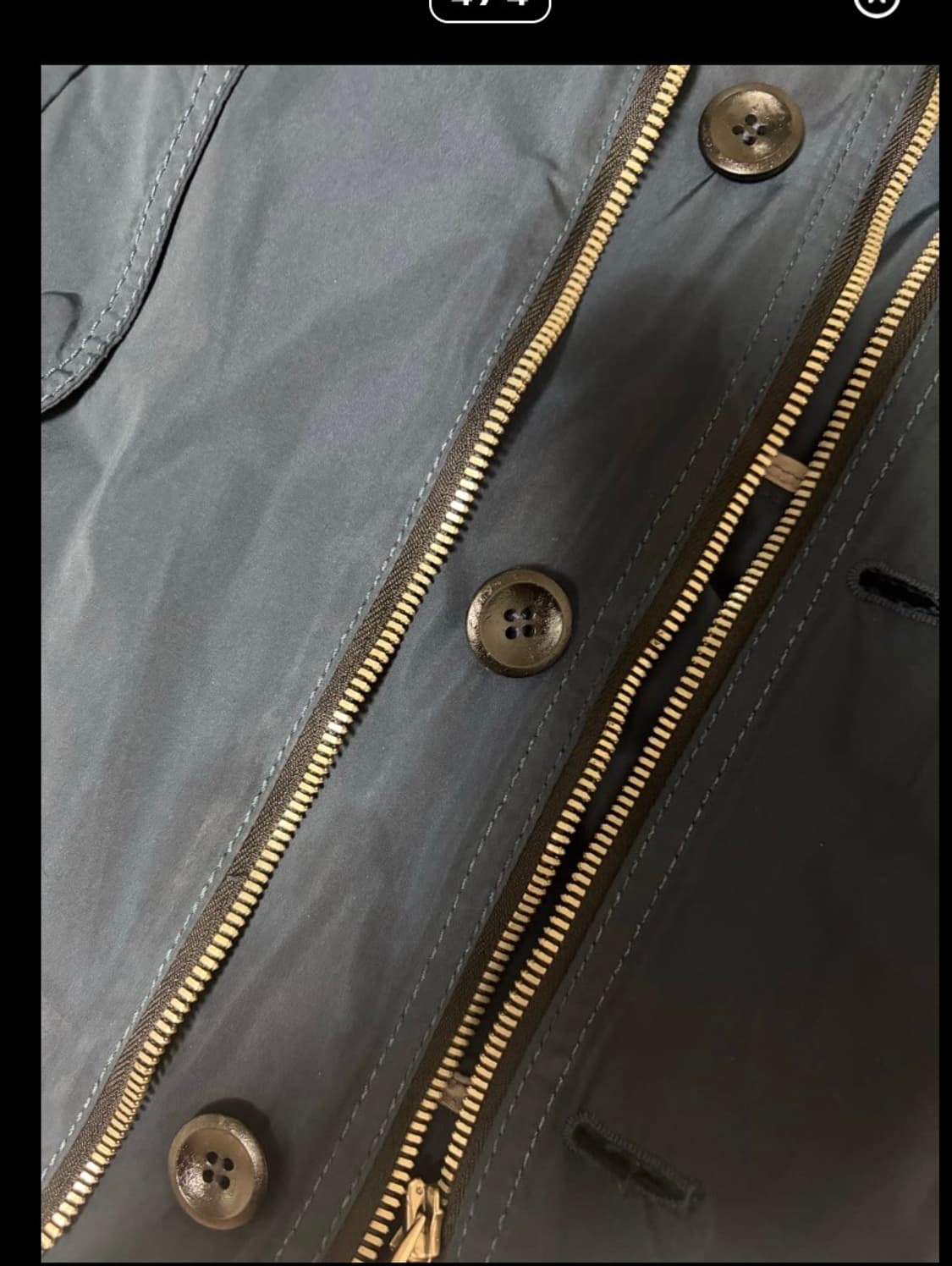 Solid Homme Asymmetrical Zip Button 자켓 상품이미지4