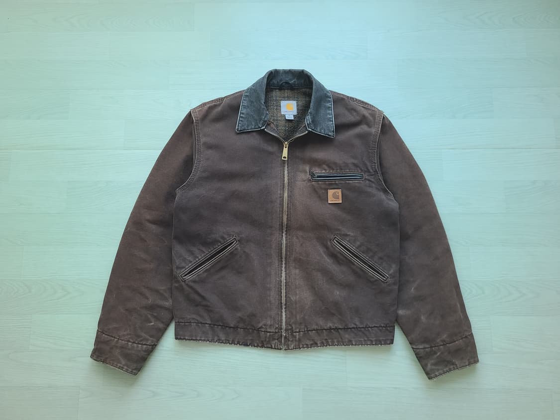 칼하트 j97 dkb 다크브라운 디트로이트 자켓 상품이미지1