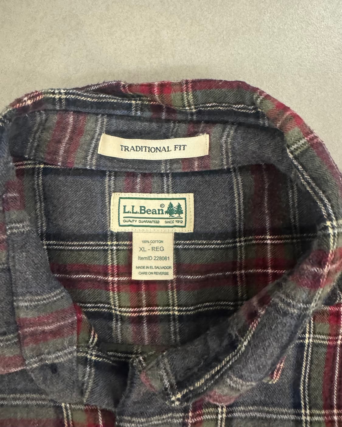 LL Bean 셔츠 XL 상품이미지3