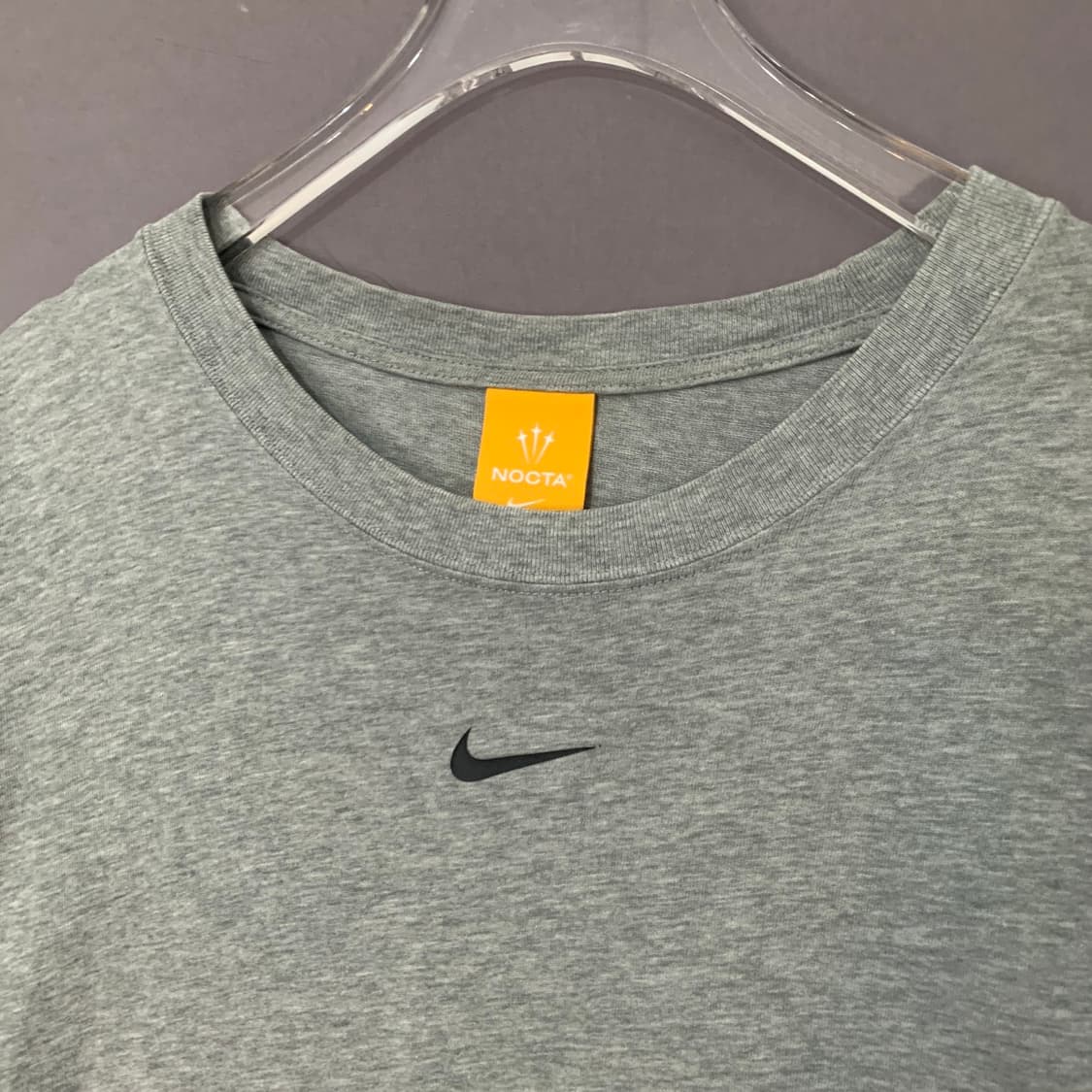 L 나이키 X 녹타 드레이크 맥스 90 그레이 반팔티 상품이미지4