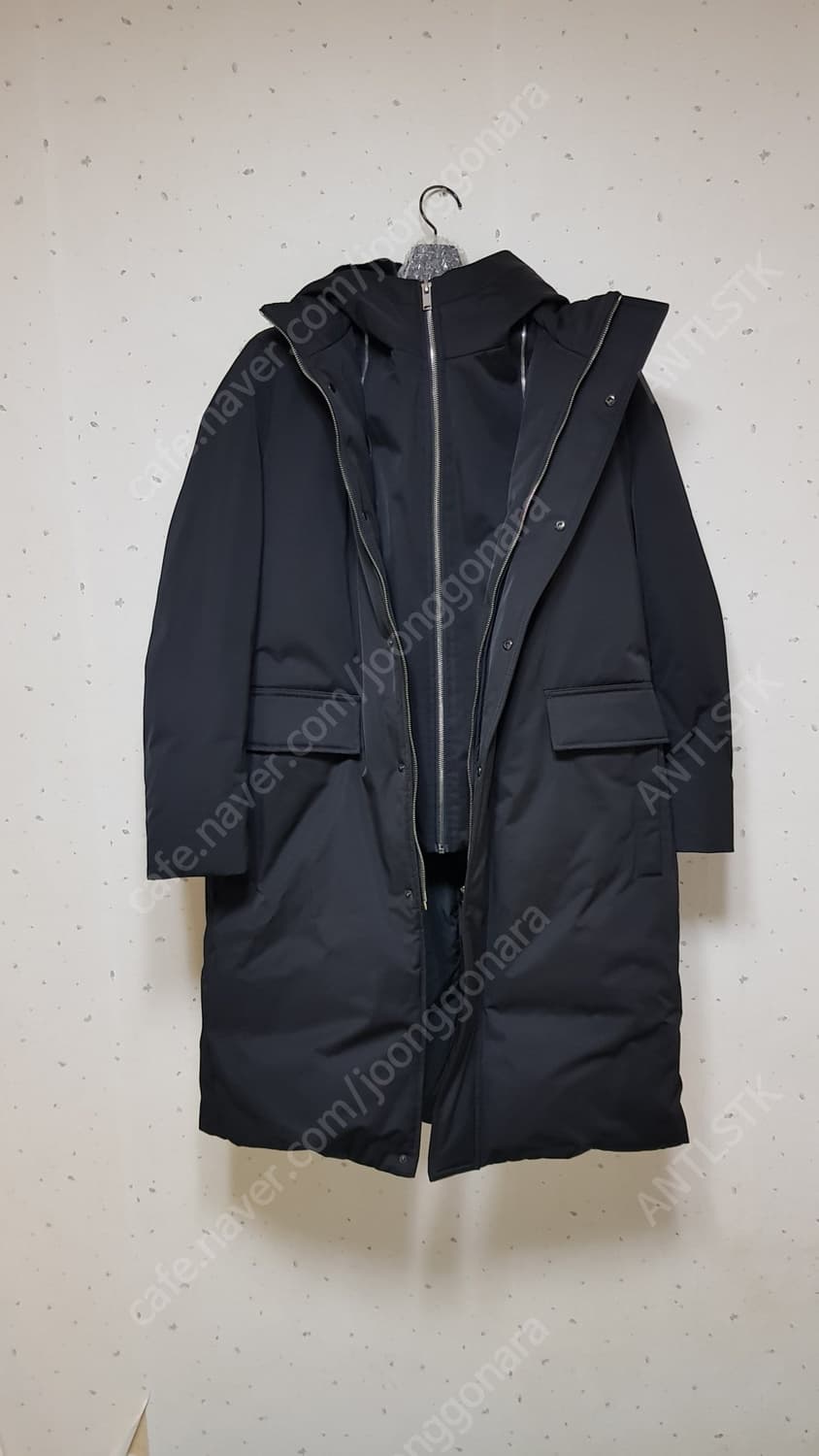 질스튜어트 뉴욕 탈착퍼 후드 구스다운 롱패딩  상품이미지8