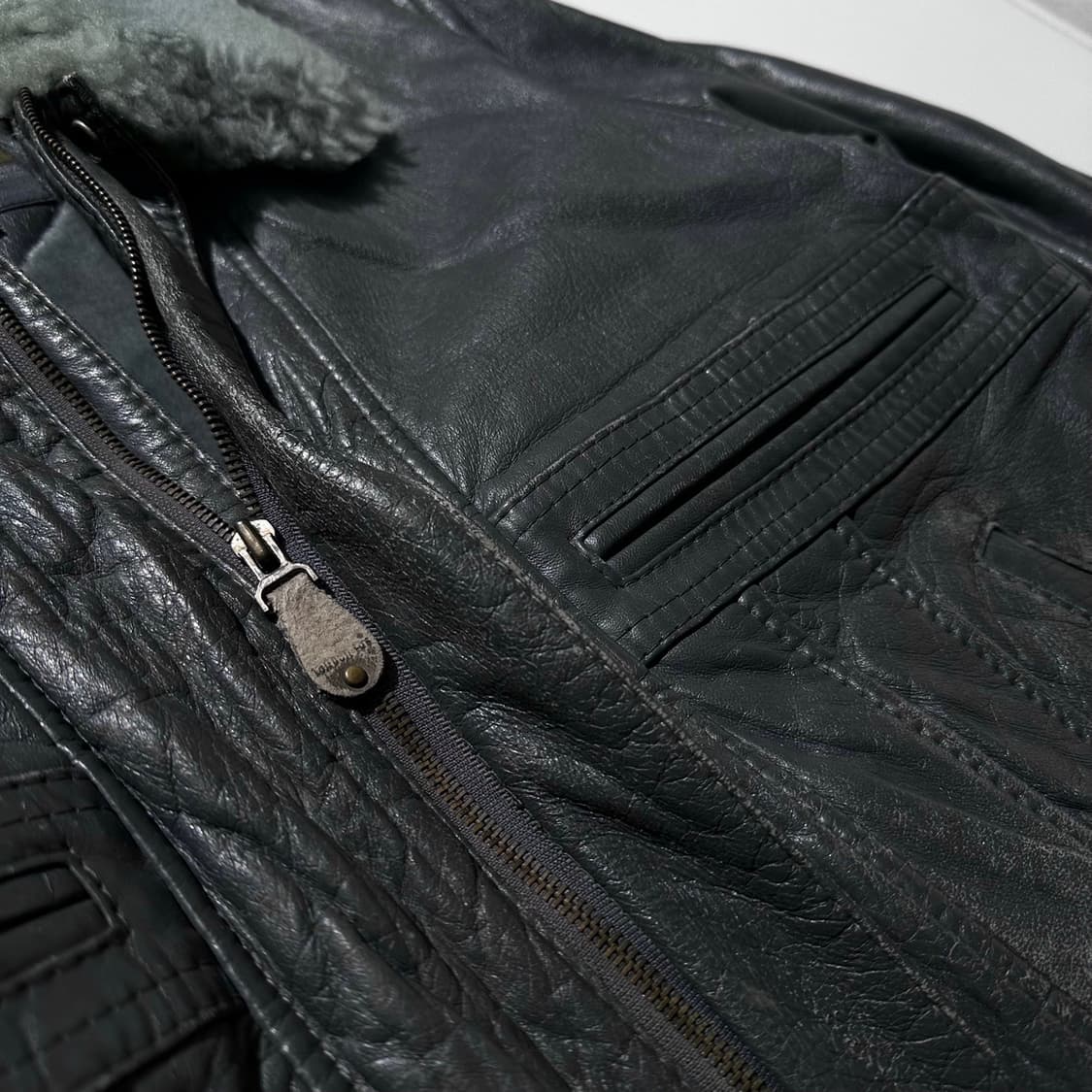 런던포그 고트스킨 봄버 자켓 상품이미지5