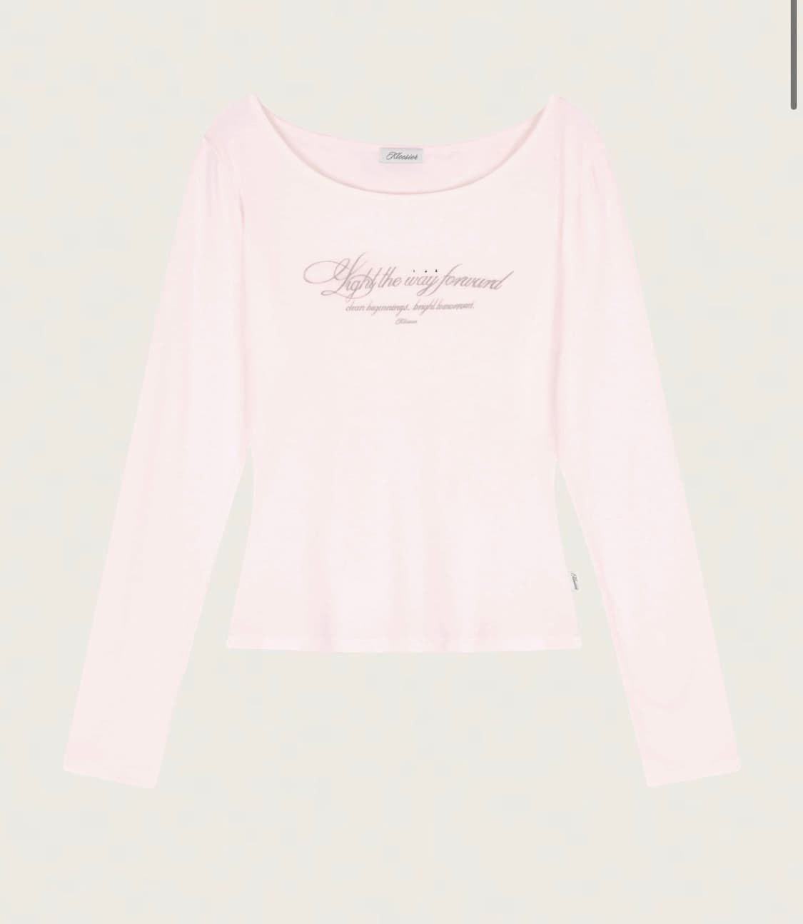 (새상품) 클리시어 클럽 클린 레터탑 핑크 상품이미지1