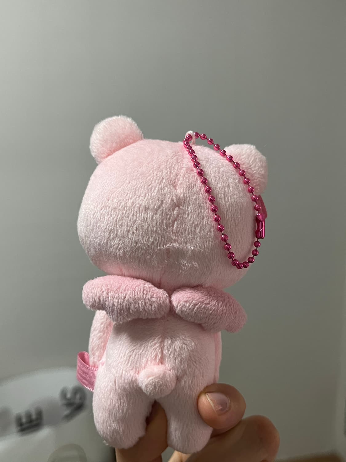 글루미베어 엔젤 시리즈 핑크 키링 상품이미지2