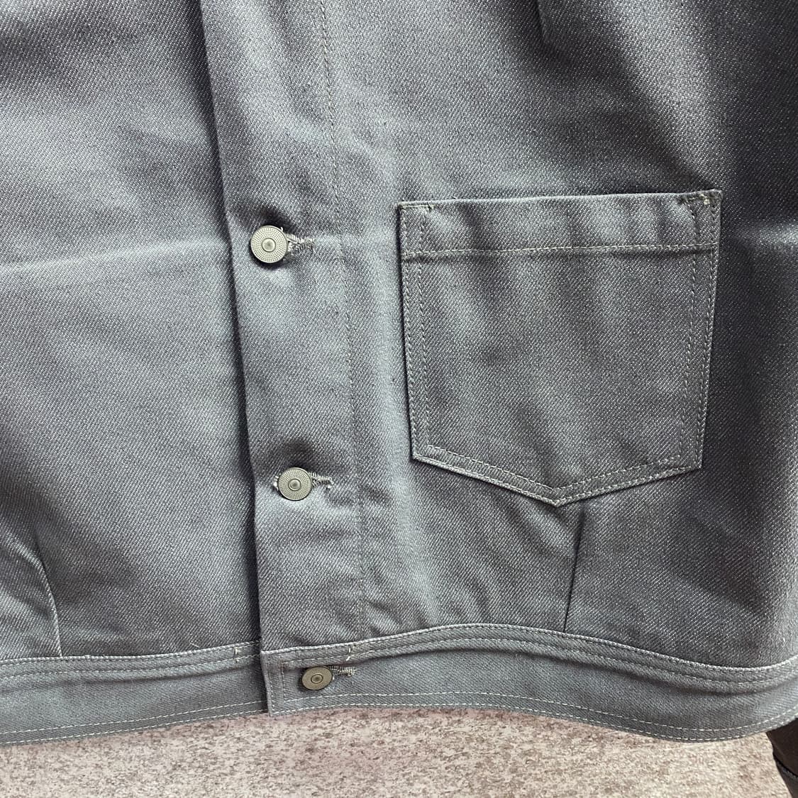 로드존그레이 클래식 포켓 트러커 자켓 B4225 상품이미지3