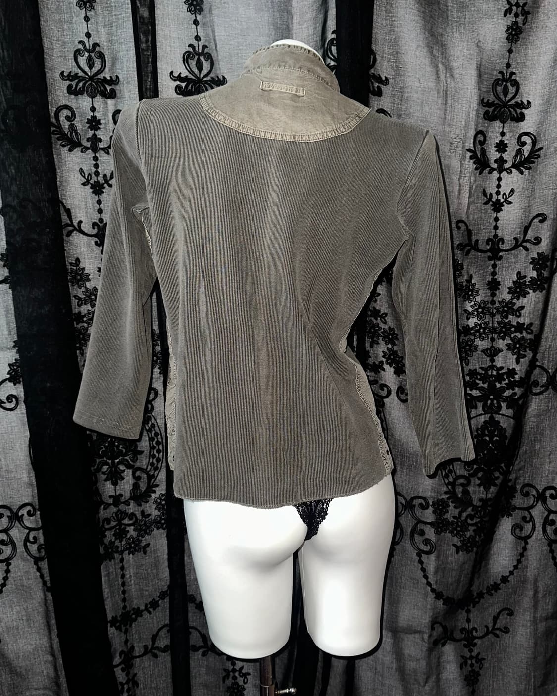 Y2K Ribbed Double Zip-up 상품이미지4