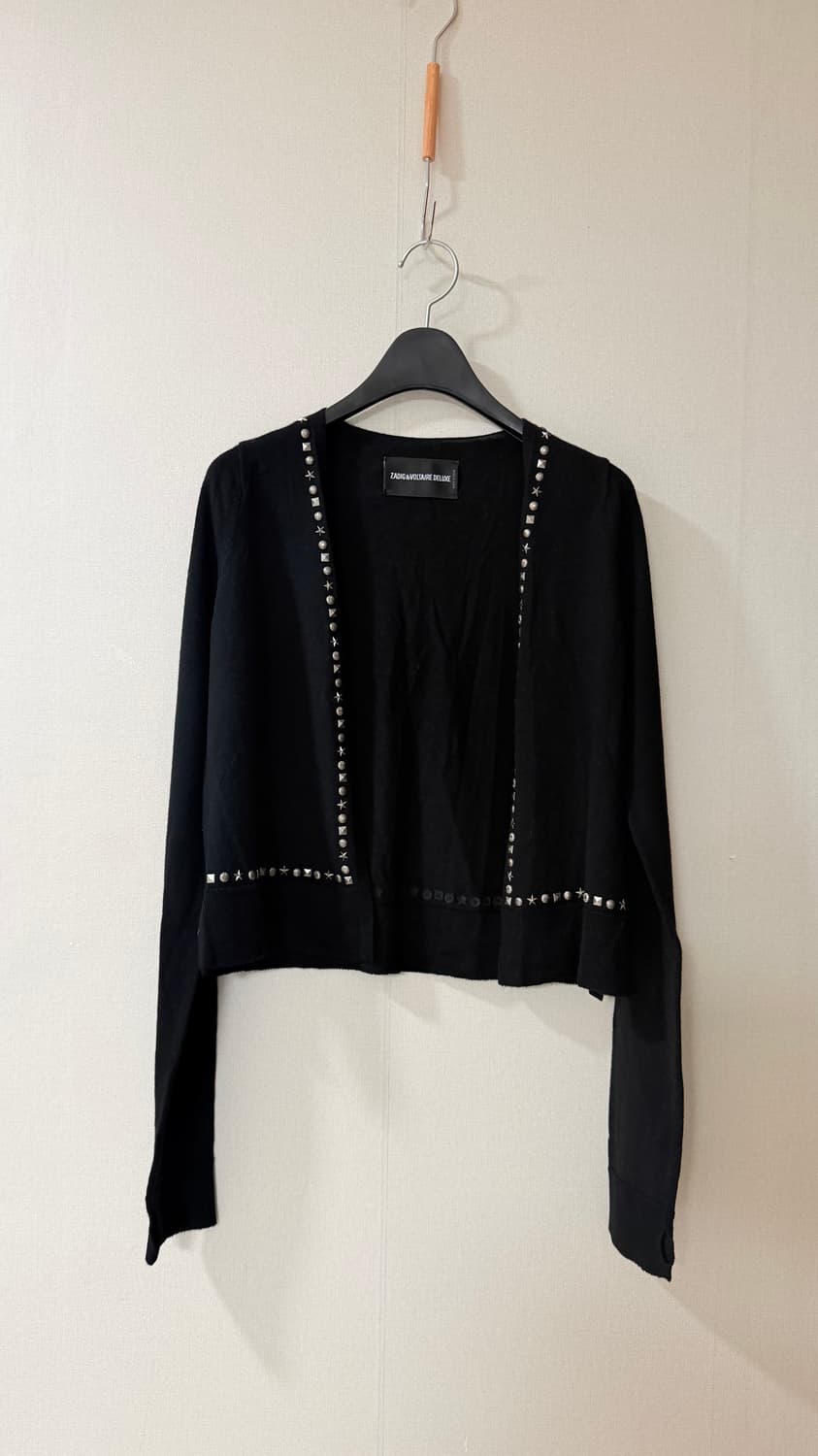 자딕앤볼테르 Zadig&Voltaire 메리노울 100% 스터드 크롭 가 상품이미지1