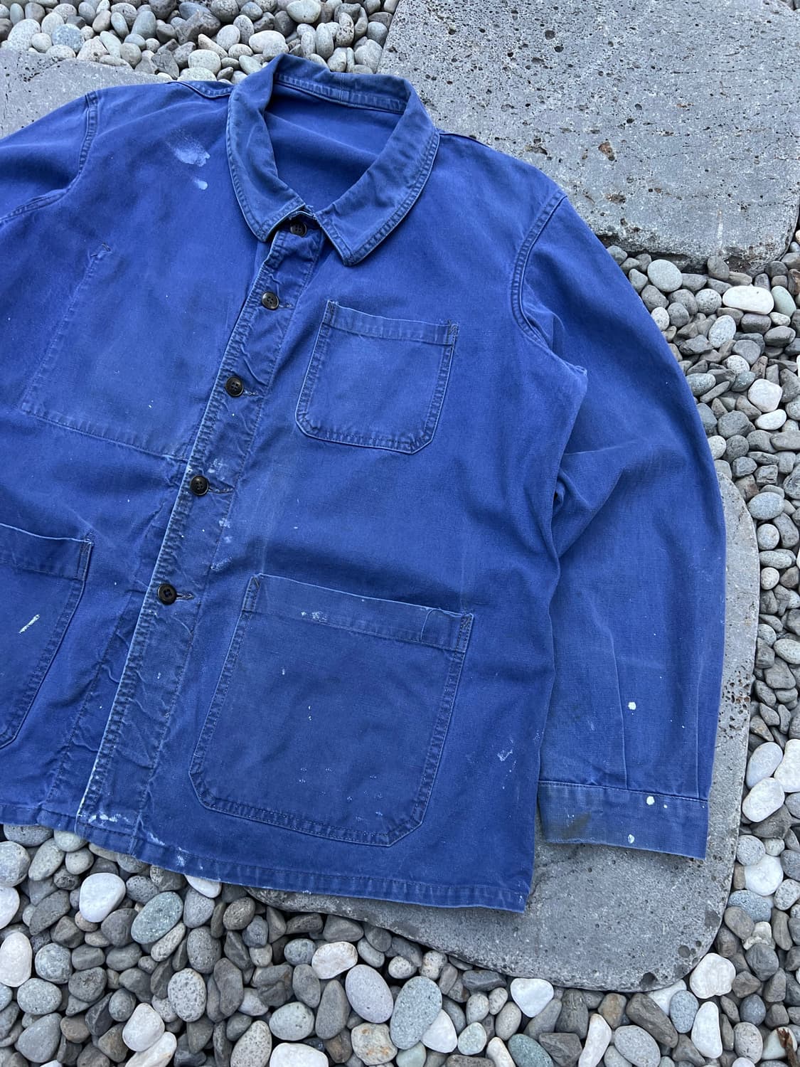 FADED VINTAGE WASHING PATCHWORK 프렌치워크자켓 상품이미지8