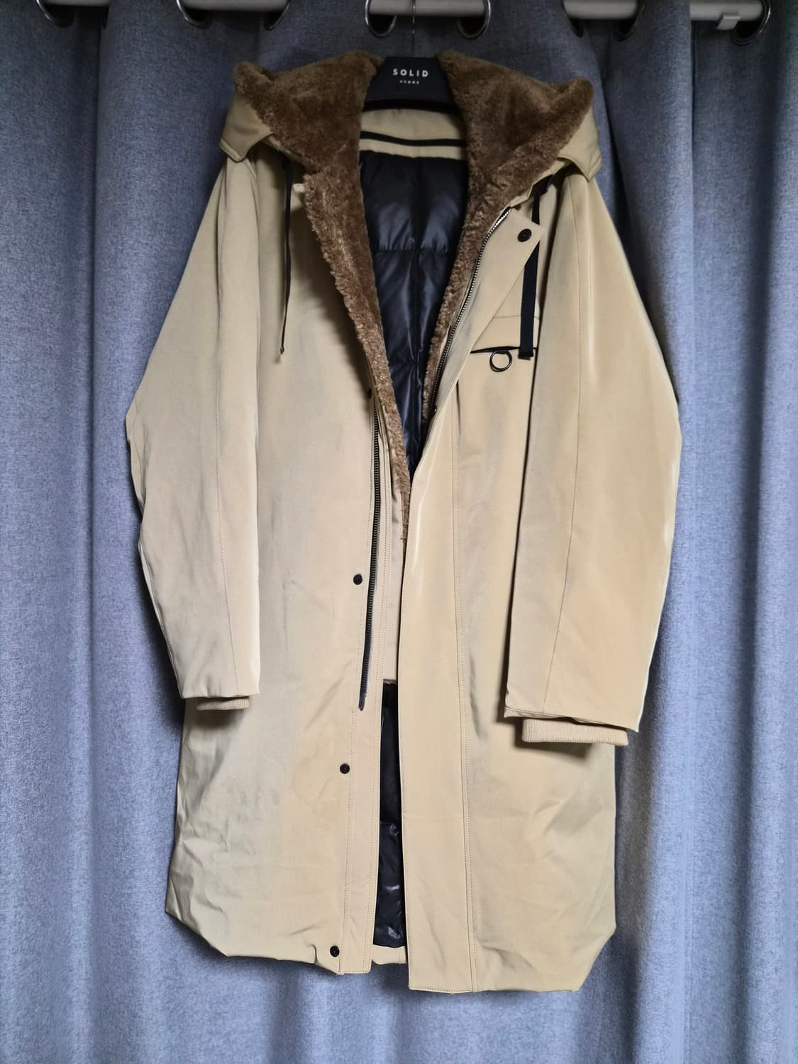 솔리드옴므 구스 롱 패딩 팝니다 우영미 타임옴므 상품이미지2