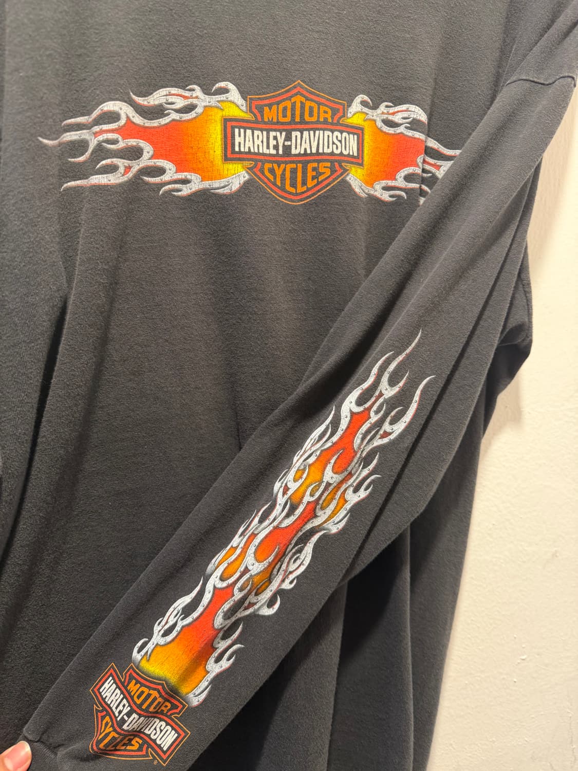 06‘s 할리데이비슨 러프라이더 메탈플레임 롱슬리브M 상품이미지2