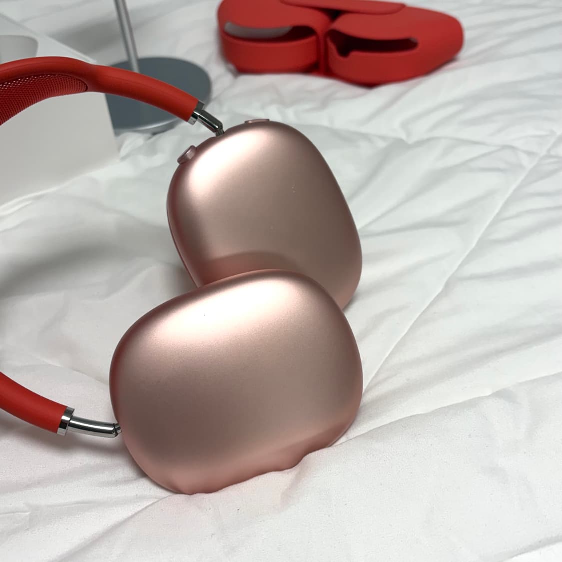 에어팟 맥스 핑크 + 엘라고 스탠드 + 커버 상품이미지2